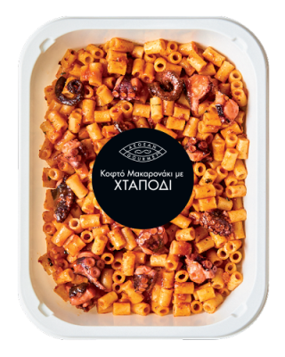 Κοφτό μακαρονάκι με χταπόδι